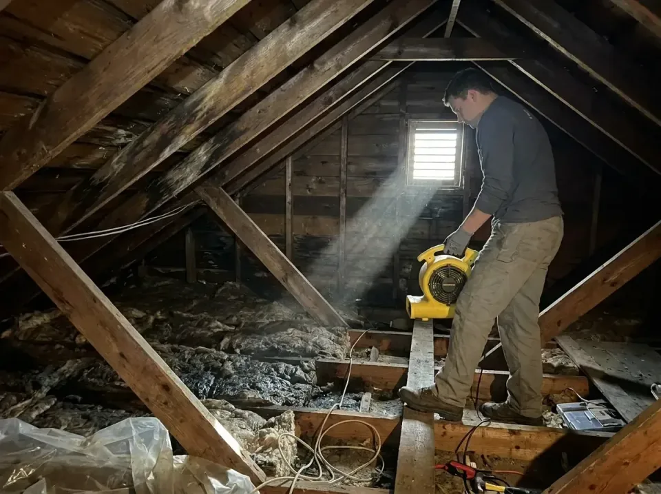 attic-water-damage-drying-proc-007 — frequently asked questions, Emergency Water Extraction & 24/7 Flood Response in Floral…